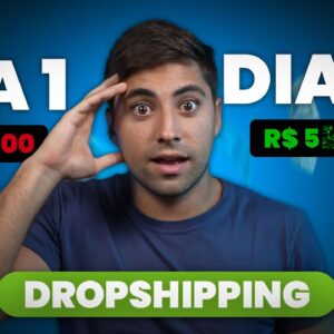 Testei Dropshipping por 15 dias com apenas R$ 100 reais