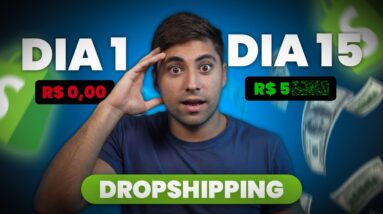 Testei Dropshipping por 15 dias com apenas R$ 100 reais